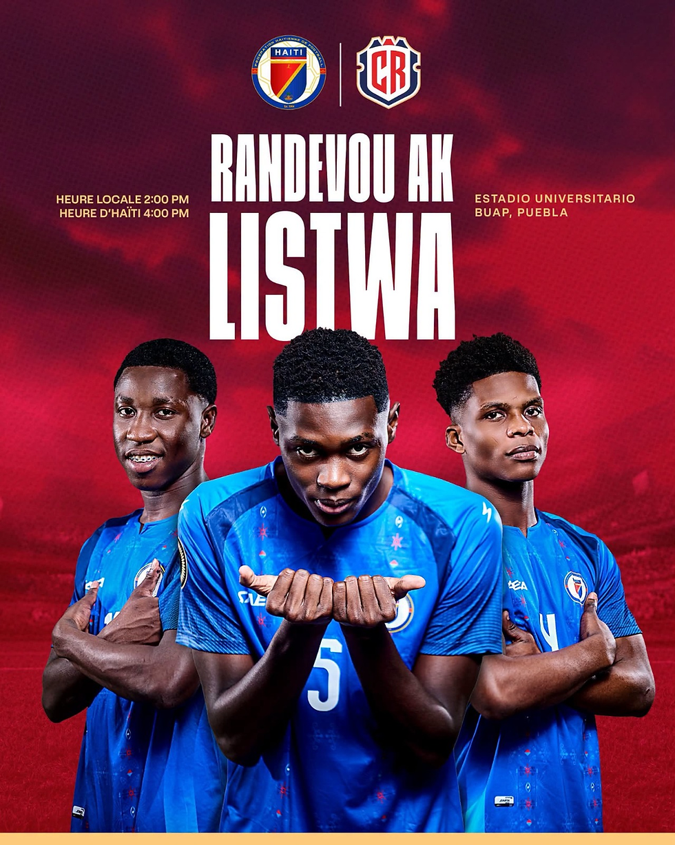 Haïti U20 : une victoire face au Costa Rica pour décrocher le billet pour le Mondial 2027