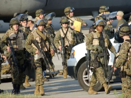 Un contingent de Marines américains est arrivé à Port-au-Prince