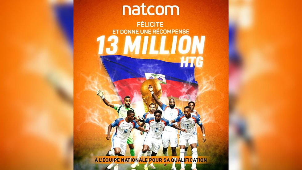 La Natcom promet 13 millions de gourdes pour célébrer l’exploit des Grenadiers