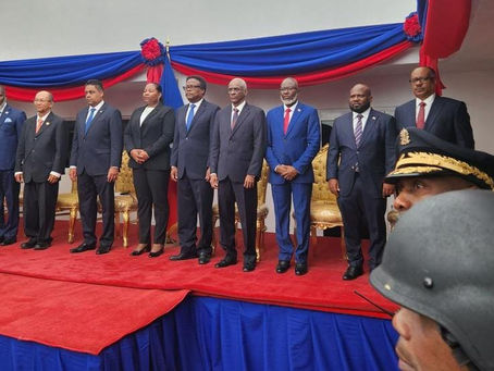 Installation officielle du Conseil Présidentiel de Transition au Palais National