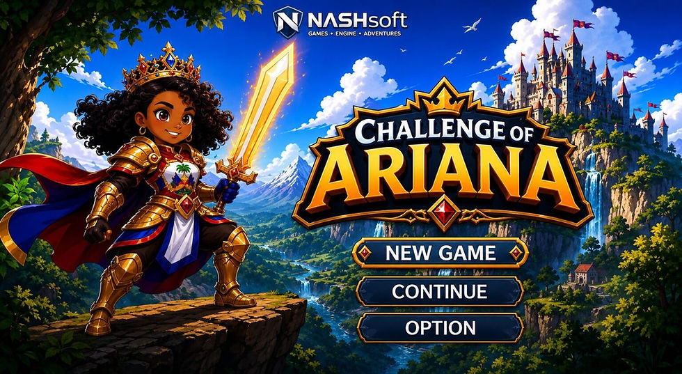 NashSoft transforme Ariana Miragro Lafond, la reine haïtienne de TikTok, en personnage de jeu vidéo