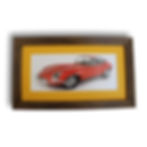 Vintage Ferrari Poster Frame