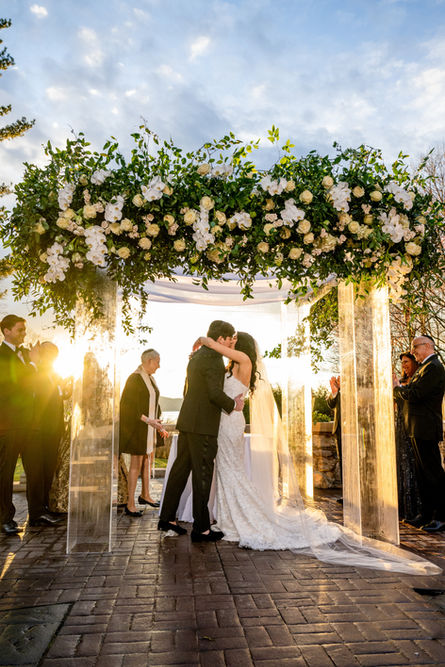 chuppah design wedding designer floral decorator designer tappan hill mansion Carolyn Dempsey Design