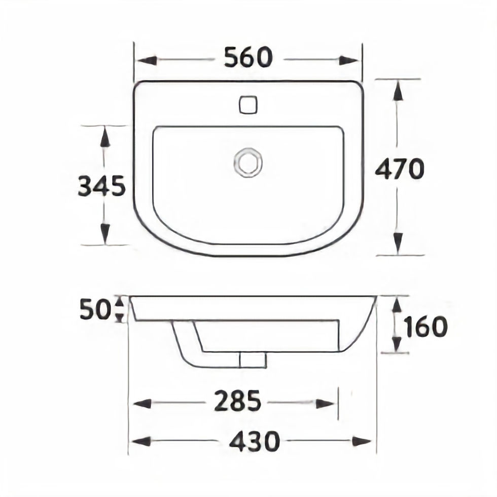 Thumbnail: Middleton Semi Recessed Basin