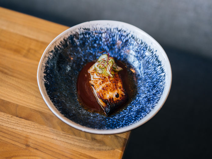 Luxury restaurant dish photographed for upscale hospitality marketing by Anna Kreative Studio