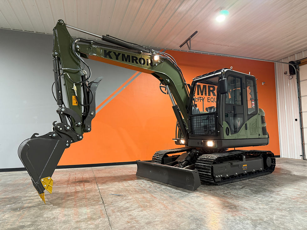 Thumbnail: KYMRON® XH68 Pro Series Excavator with Thumb + Cab w/ AC &amp; Radio