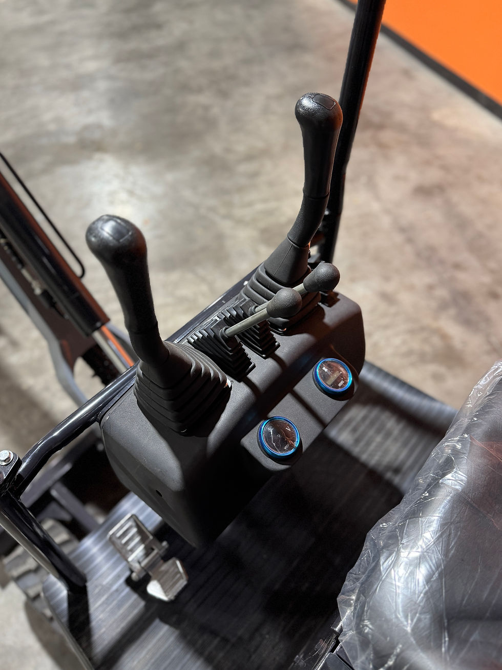 Thumbnail: KYMRON® RH14G Mini Excavator (Optional Retractable Tracks & Side Swing Boom)