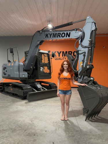KYMRON® XH80 Pro Series Excavator with Thumb + Cab w/ AC & AM/FM
