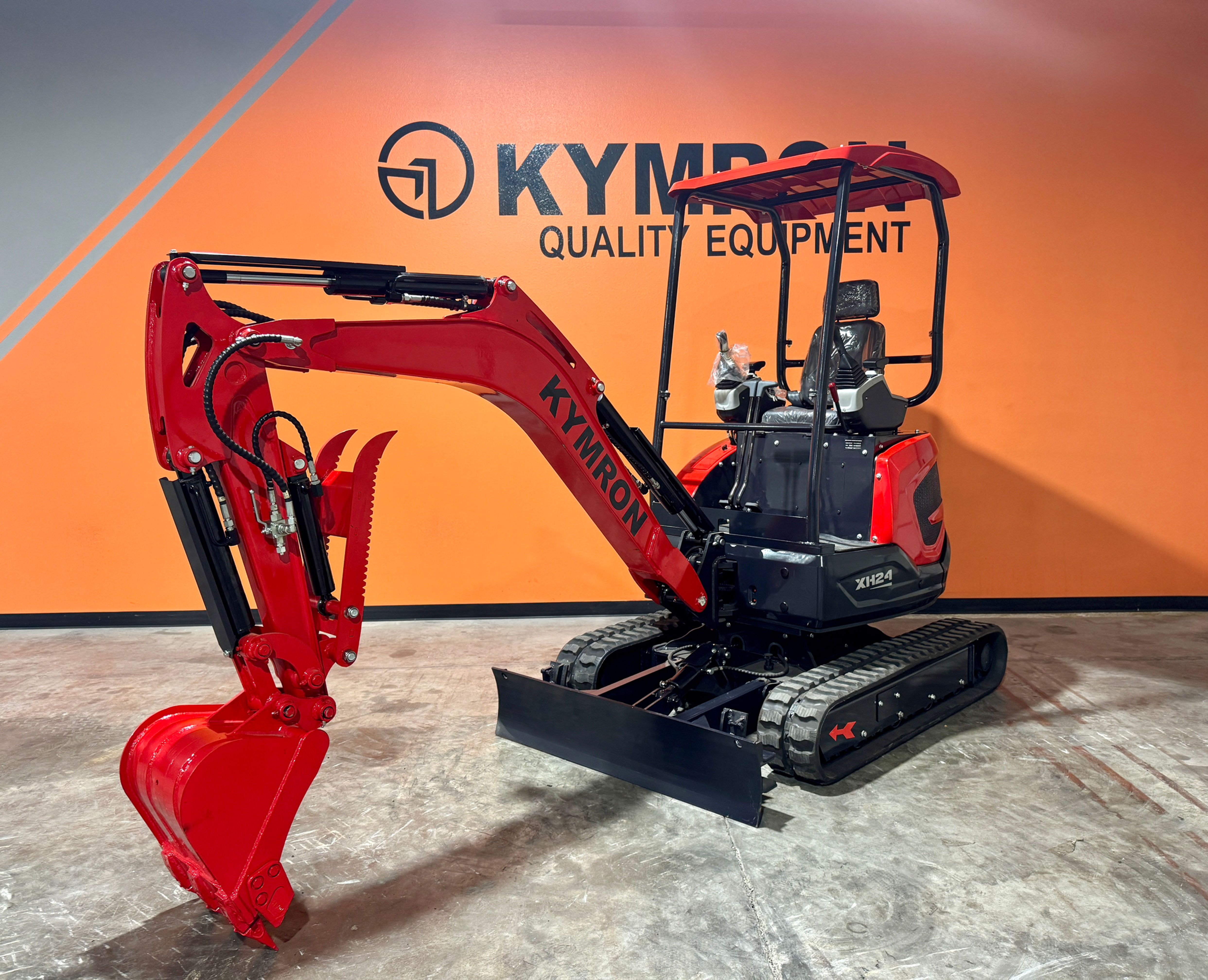 KYMRON® XH24 Mini Excavator (w/ Kubota Diesel Engine)