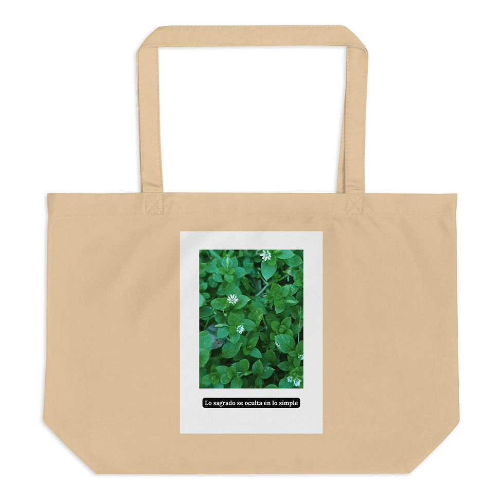 Miniatura: "Jardín Secreto" Tote bag – Colección “Almas Botánicas”