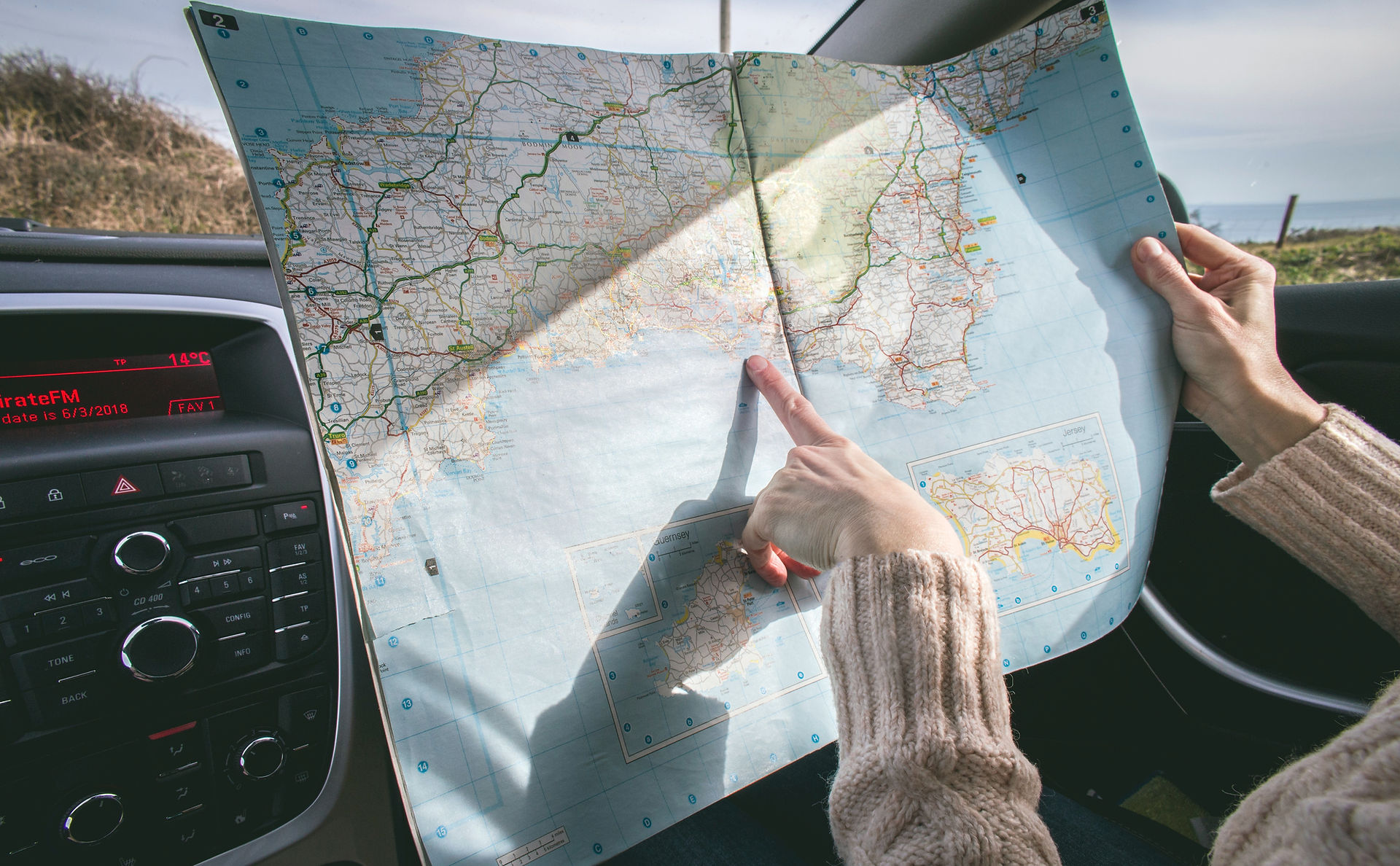Ordnance Survey Map reading with Venture Bound Table Top Rally