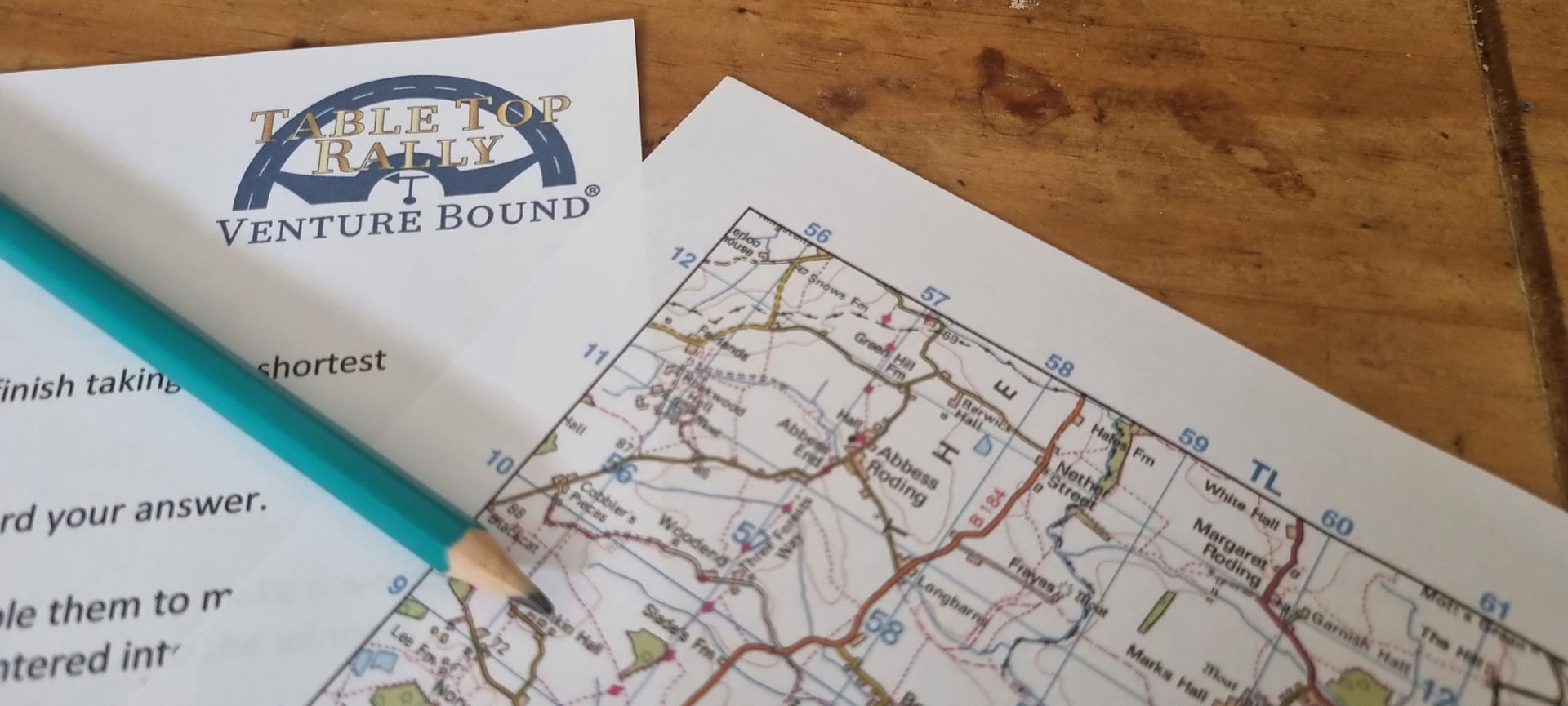 Plotting a Table Top Rally with Venture Bound
