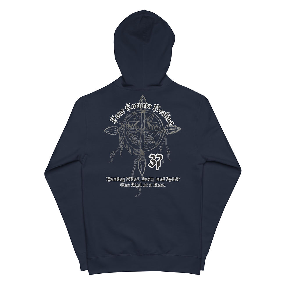 Thumbnail: FCH37 Unisex fleece zip up hoodie