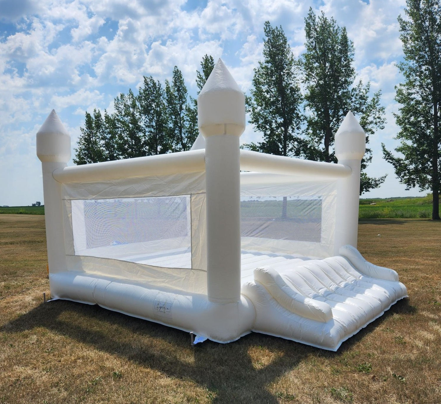 White Bouncy Castle