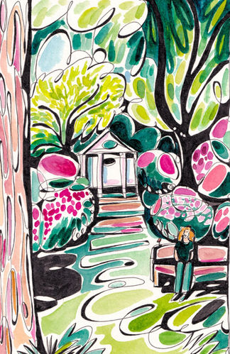 Landscape illustrator - Windsor Great Park Garden Calendar 2026 by Annabel K Hocking