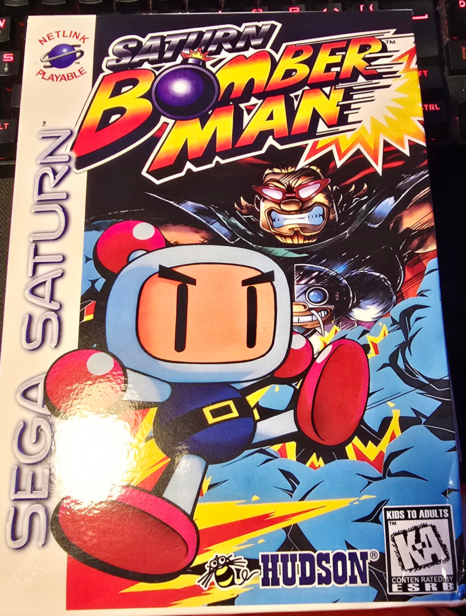 Bomberman Saturno Prensado