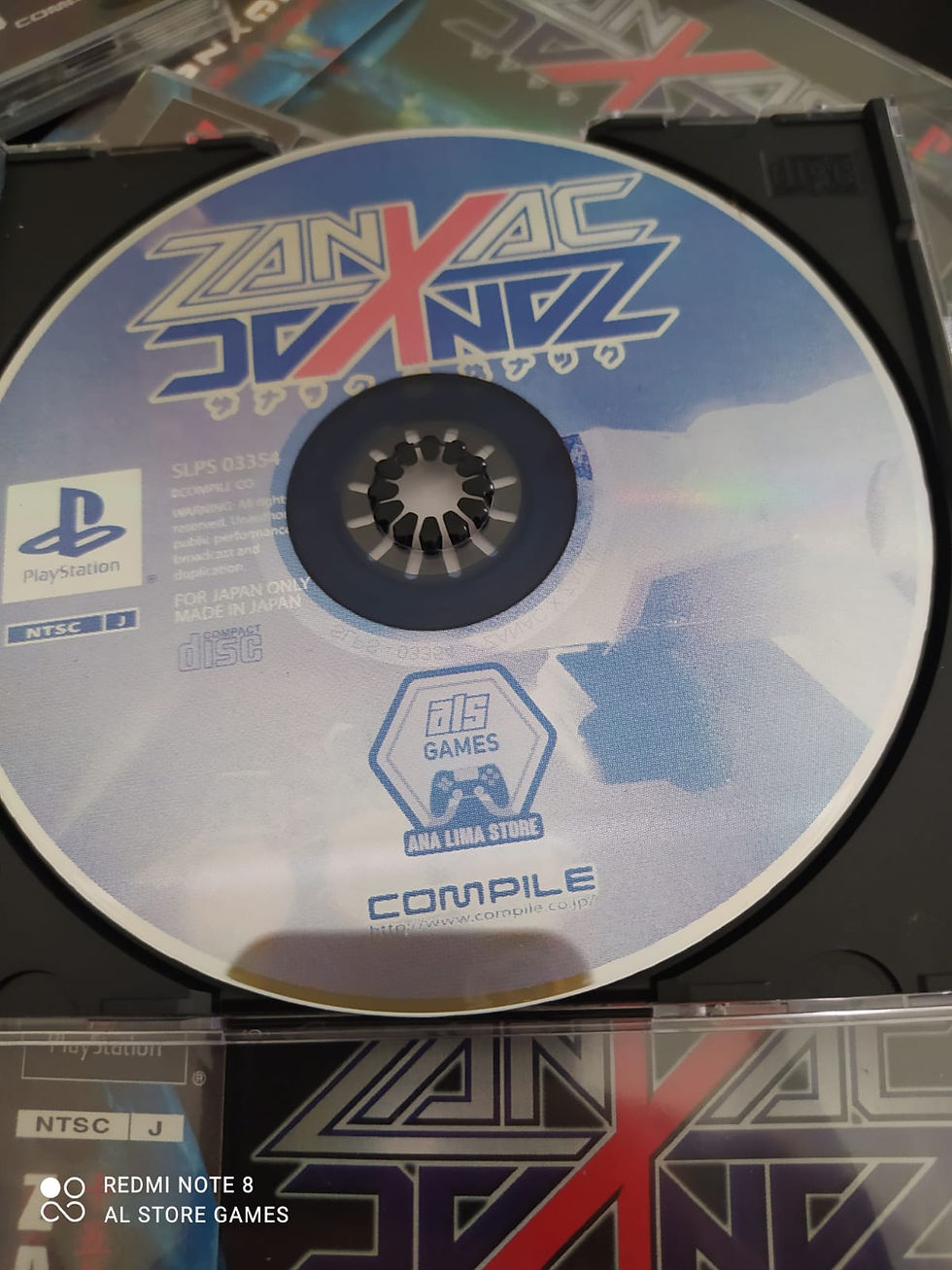 Miniatura: Zanac-Zanac PS1 Prensado