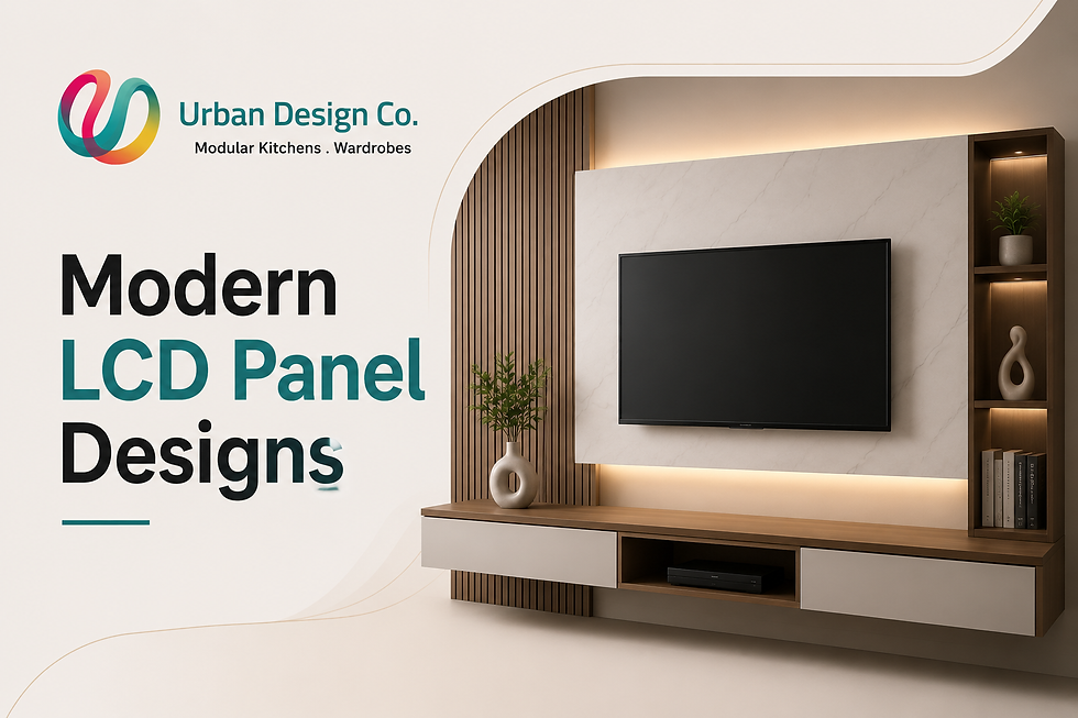 How to Match Modern LCD Panel Designs with Your Modular Kitchen Interior