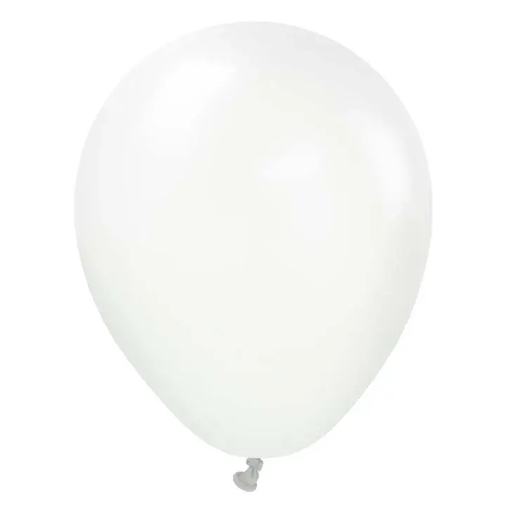 White Latex Balloon 12"