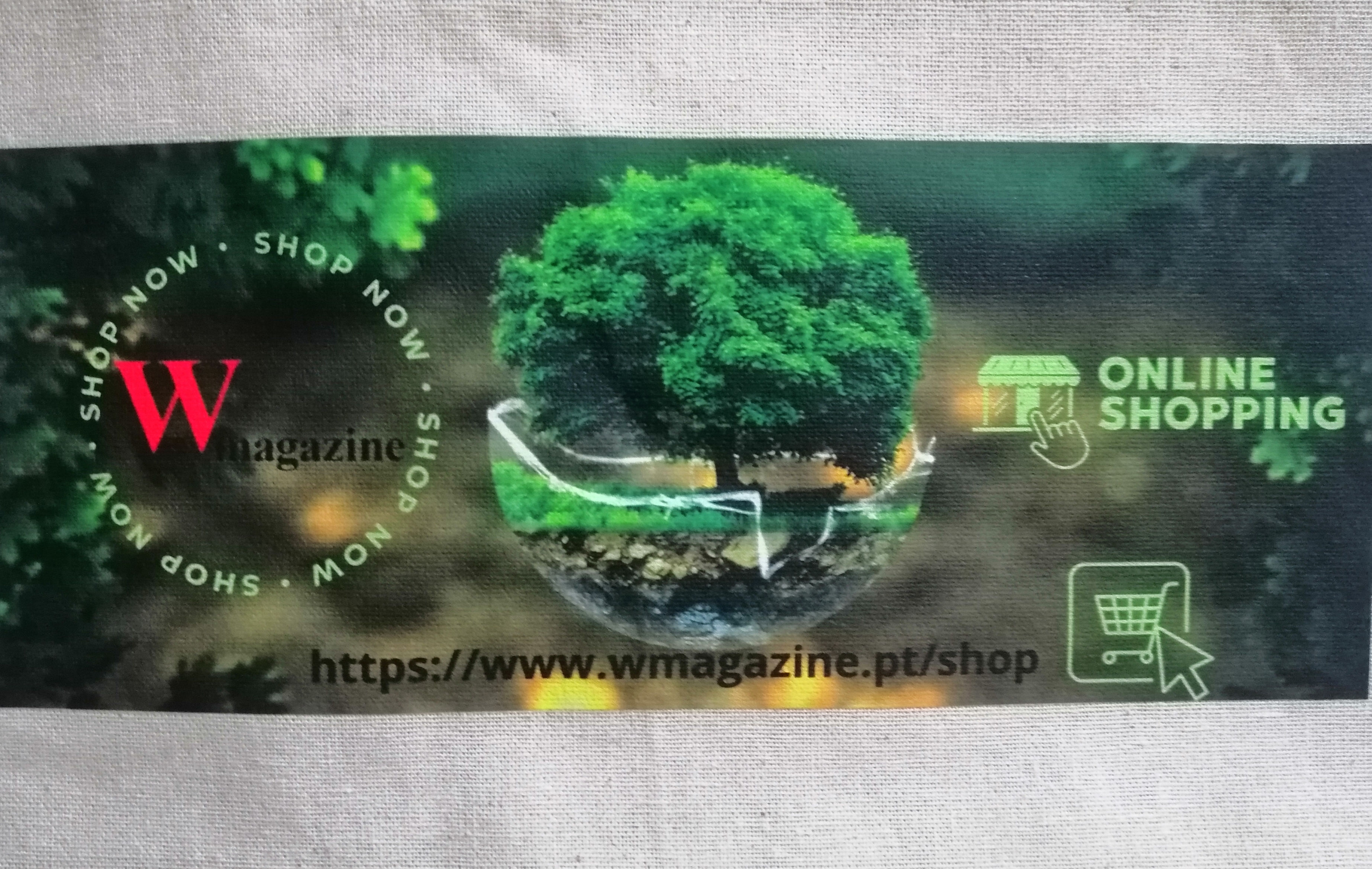 Saco Ecológico 100% Algodão (Aprox. Altura 41cm X Largura 38cm, Alças 33cm)