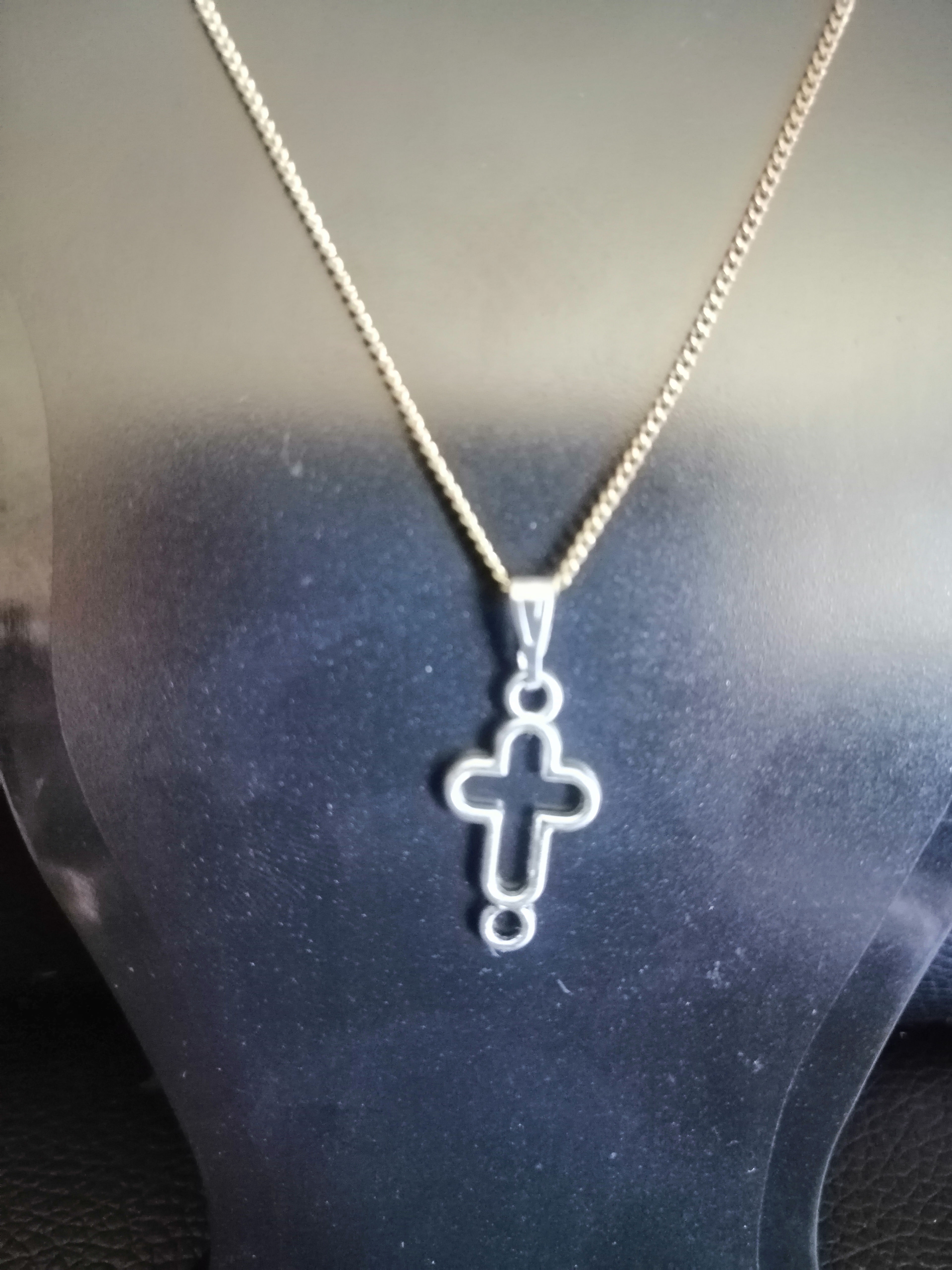 Silver Cross Pendant Design 6