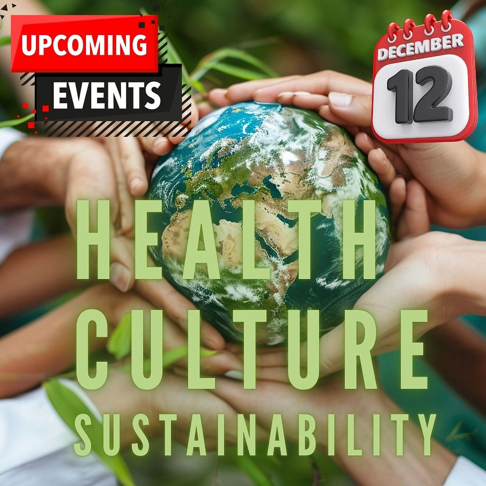 Health, Culture & Sustainability - Lisbon - Portugal - Events