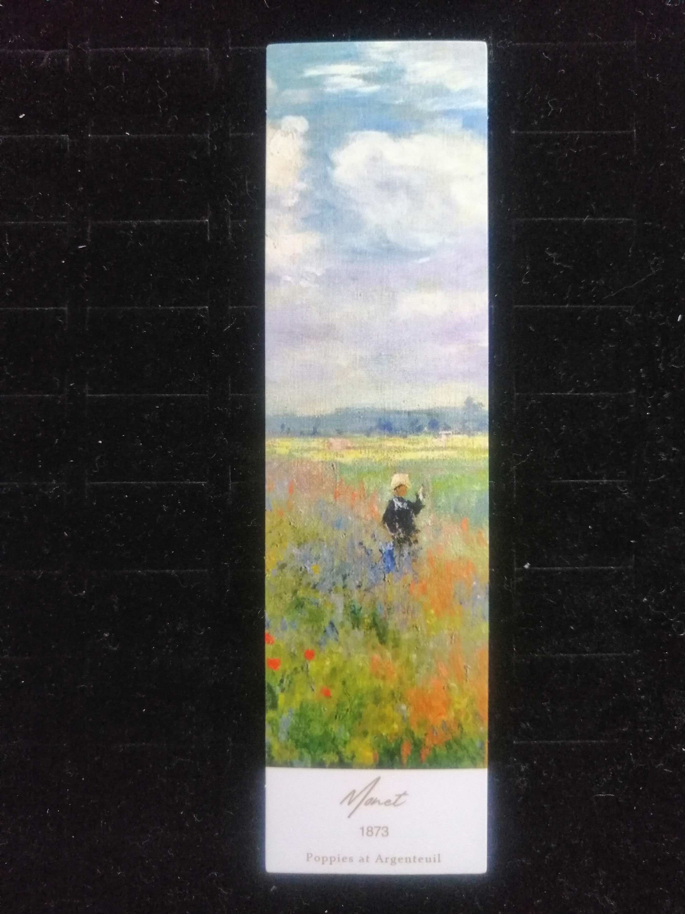 Bookmark Poppies at Argenteuil 1873 Monet