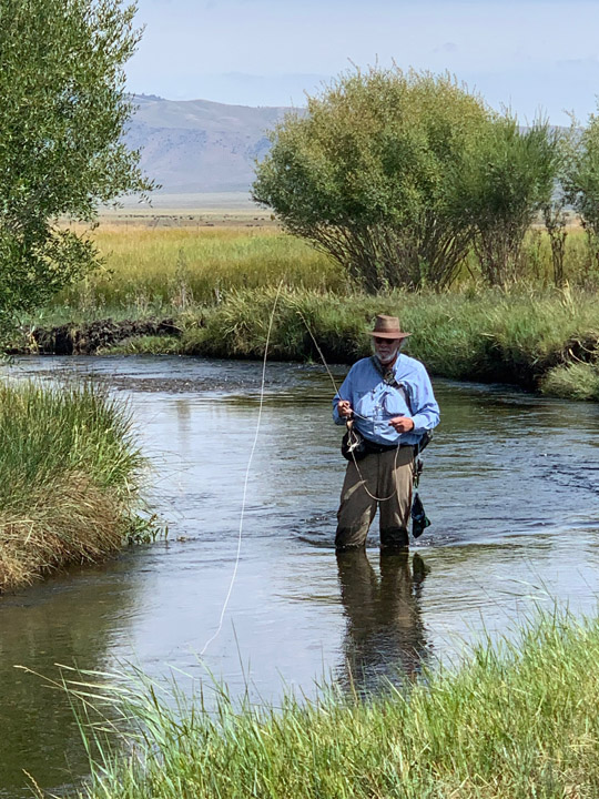 Dan Z fishing McGee Creek