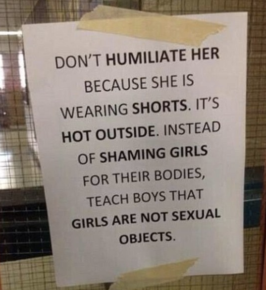 Dress codes promote gender inequality