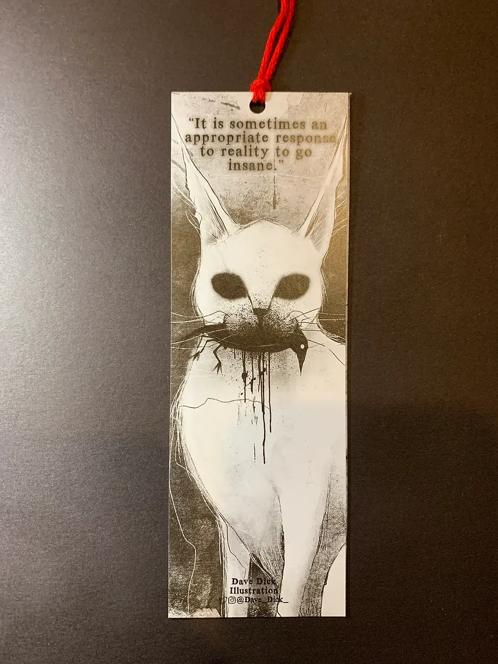 Thumbnail: Going Insane, Cat Bookmark