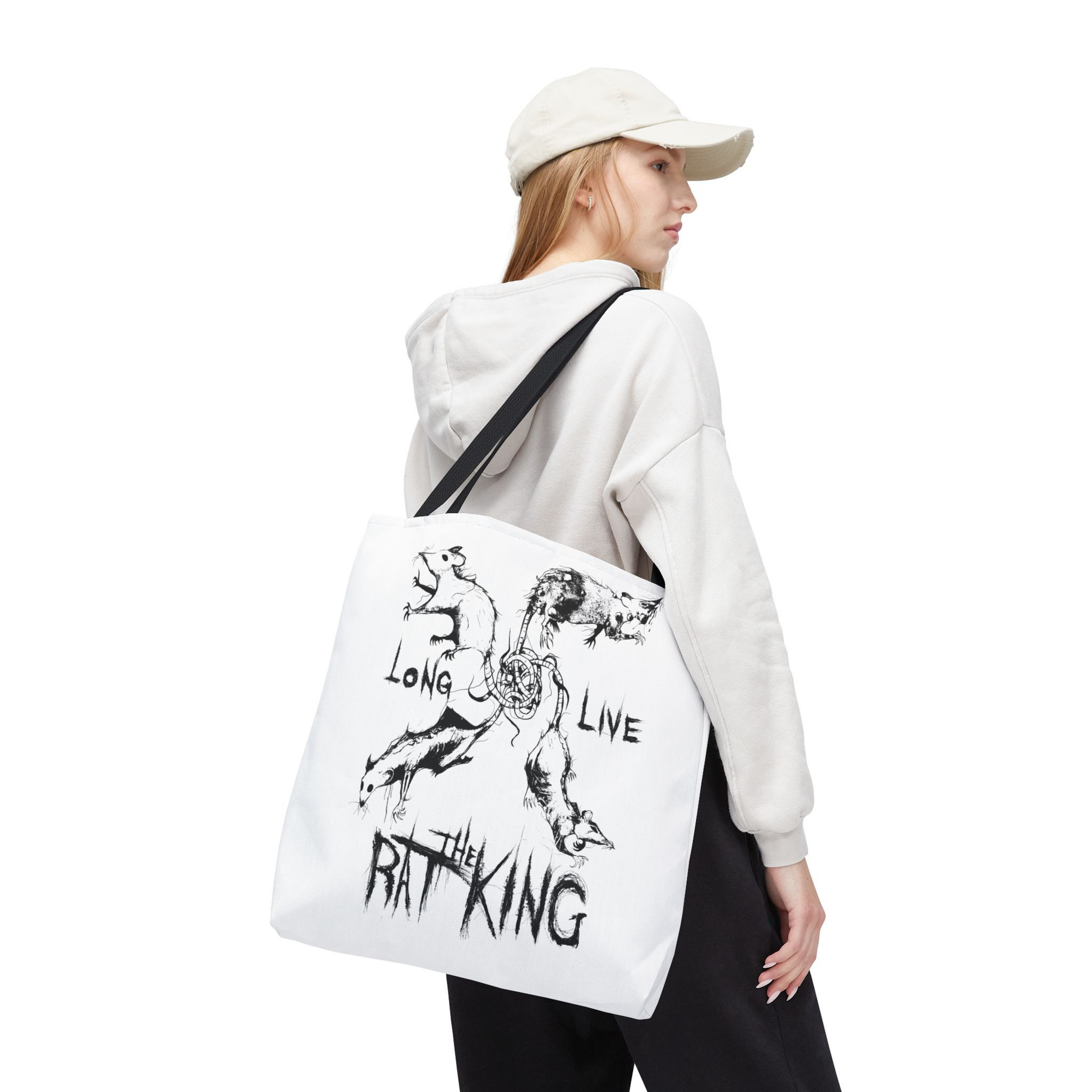 Rat King Tote Bag — "Long Live the Rat King"