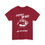 Thumbnail: Red t-shirt with white graphic of hunched figure and text about anxiety; dark art mental health apparel.
