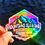 Thumbnail: Mountains Sea & She Holographic Sticker