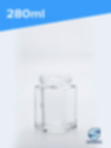 280ml Hexagonal Jar