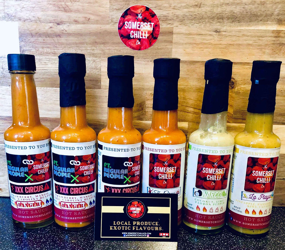 All of The Somerset Chilli Co's Sauces