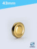 43mm Gold Cap