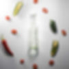 glass hot sauce bottle