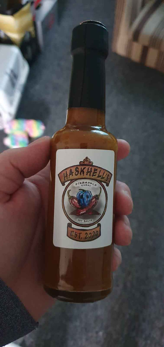 Hask hells hot sauce