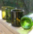 recycled glass wine bottle glasses