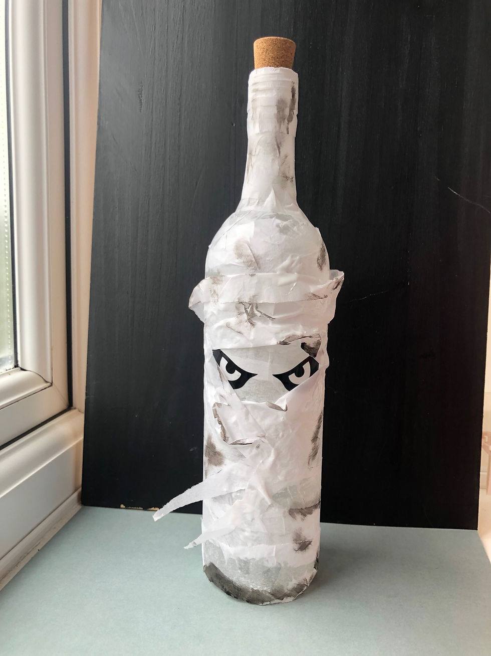 spooky halloween bottles