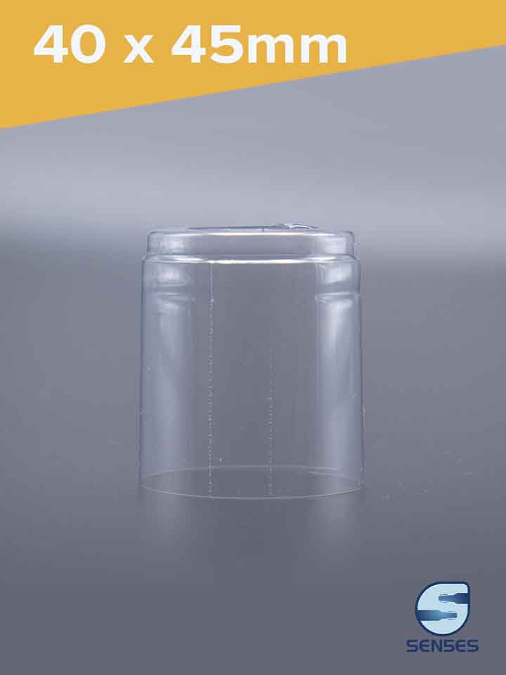 40x45mm cear shrink capsule