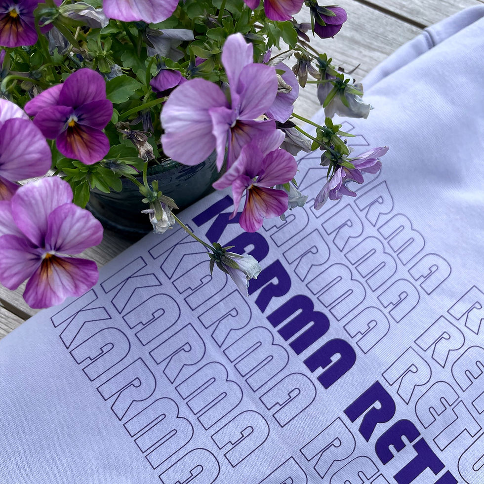 Miniaturbild: Karma returns Sweater, Tennis, lila
