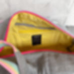 Miniaturbild: kleiner Weekender graue Blende, Rainbow, inside