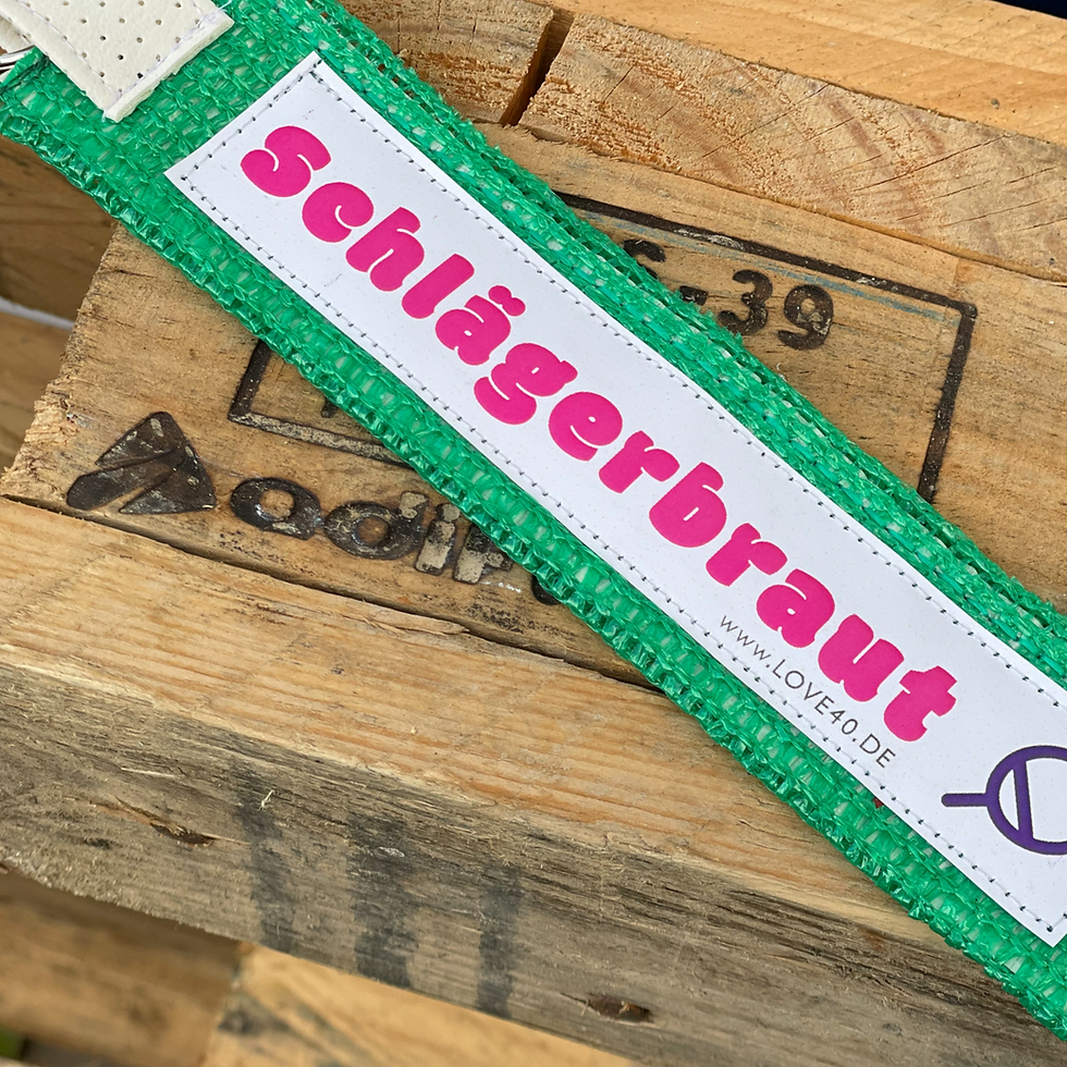 Miniaturbild: Statement-Tie, Anhänger, Tennis, Recycling, LOVE:40