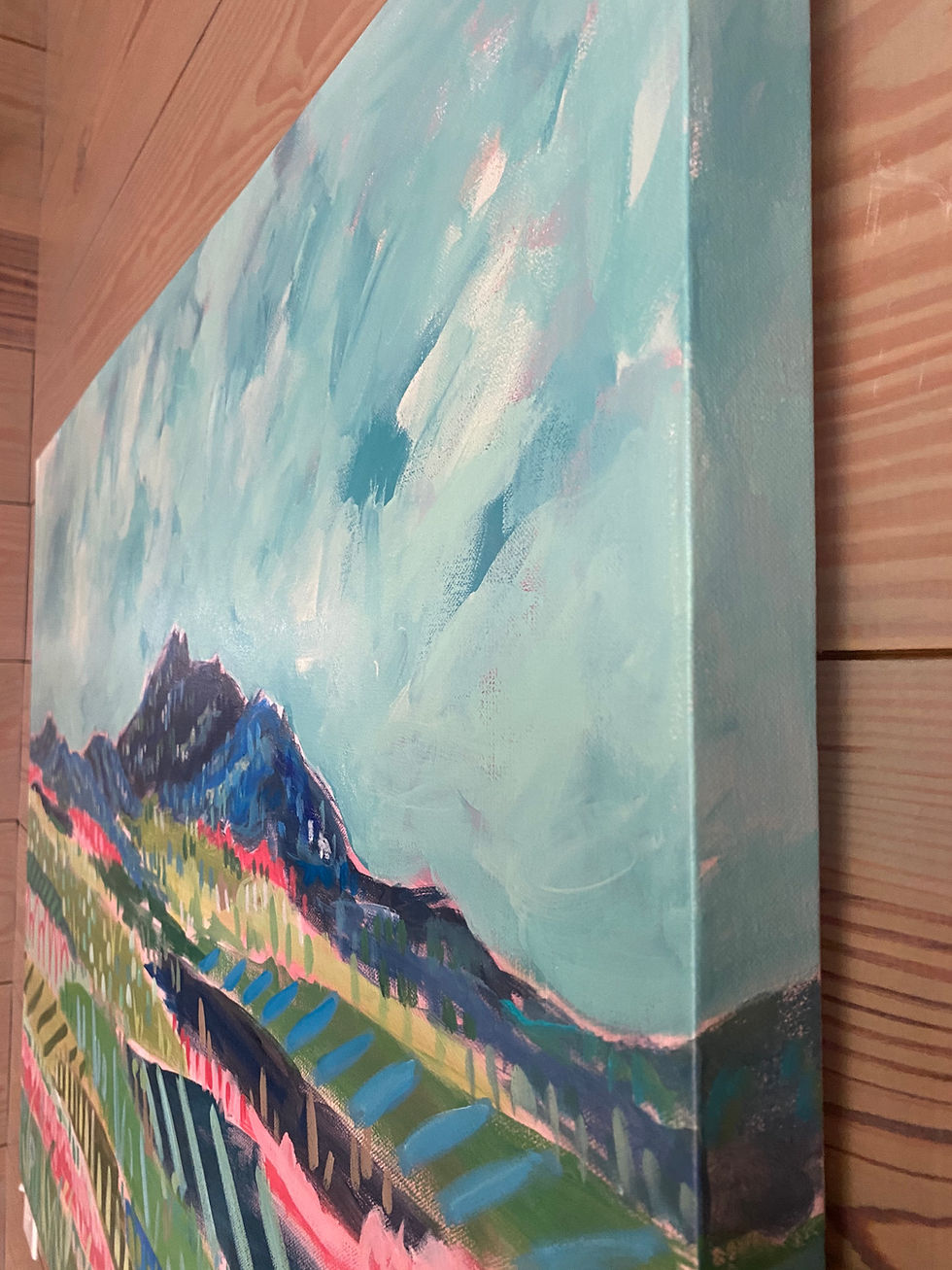 Thumbnail: "Happy Place 2" | 40x30 | Canvas