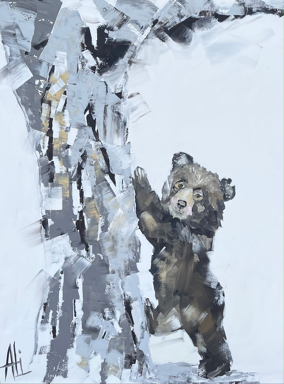 Thumbnail: "Climb A Tree To See The World" | 48 x 36 | Canvas