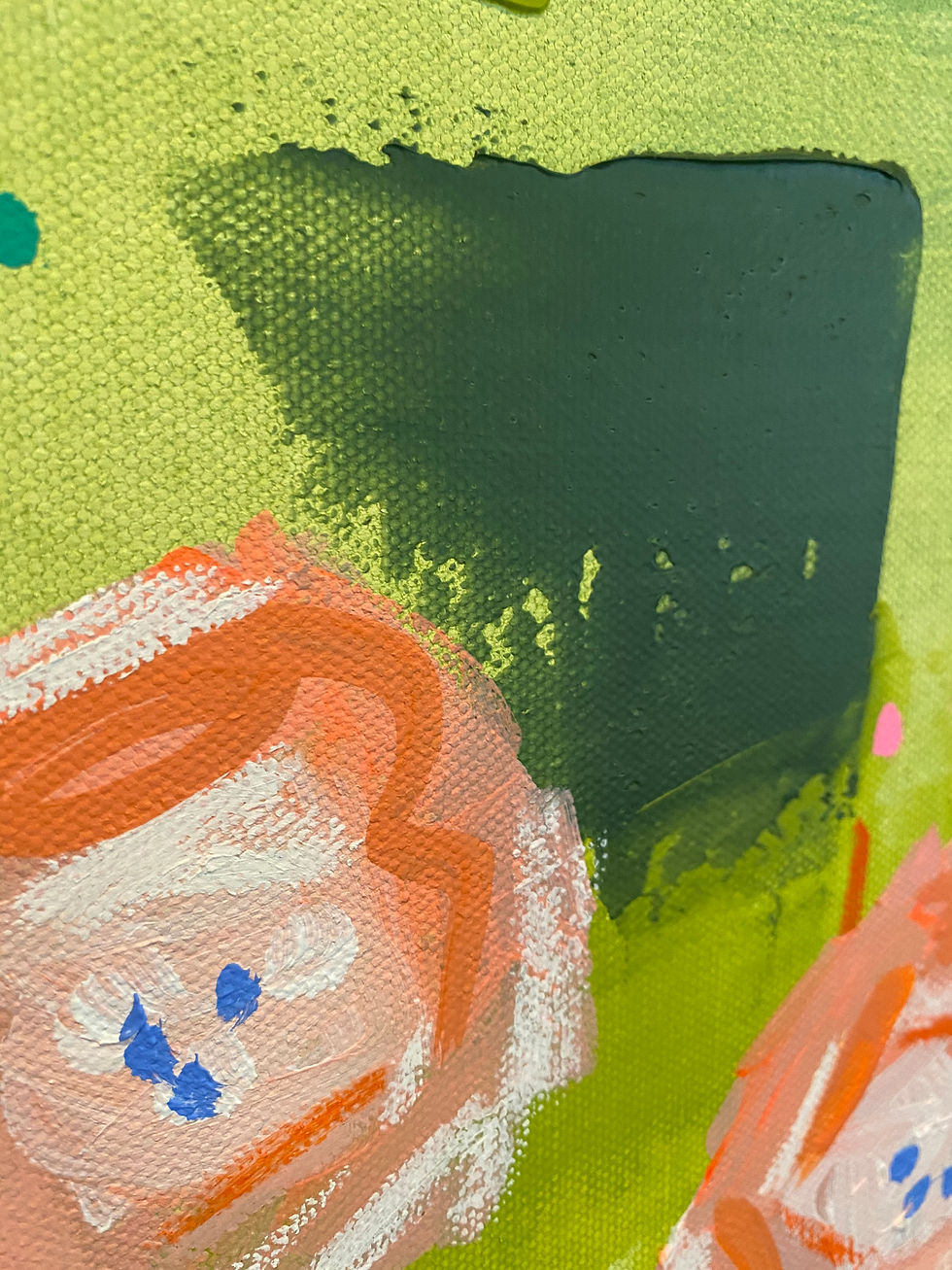 Thumbnail: "Blissful Blossoms" | 36x36 | Canvas