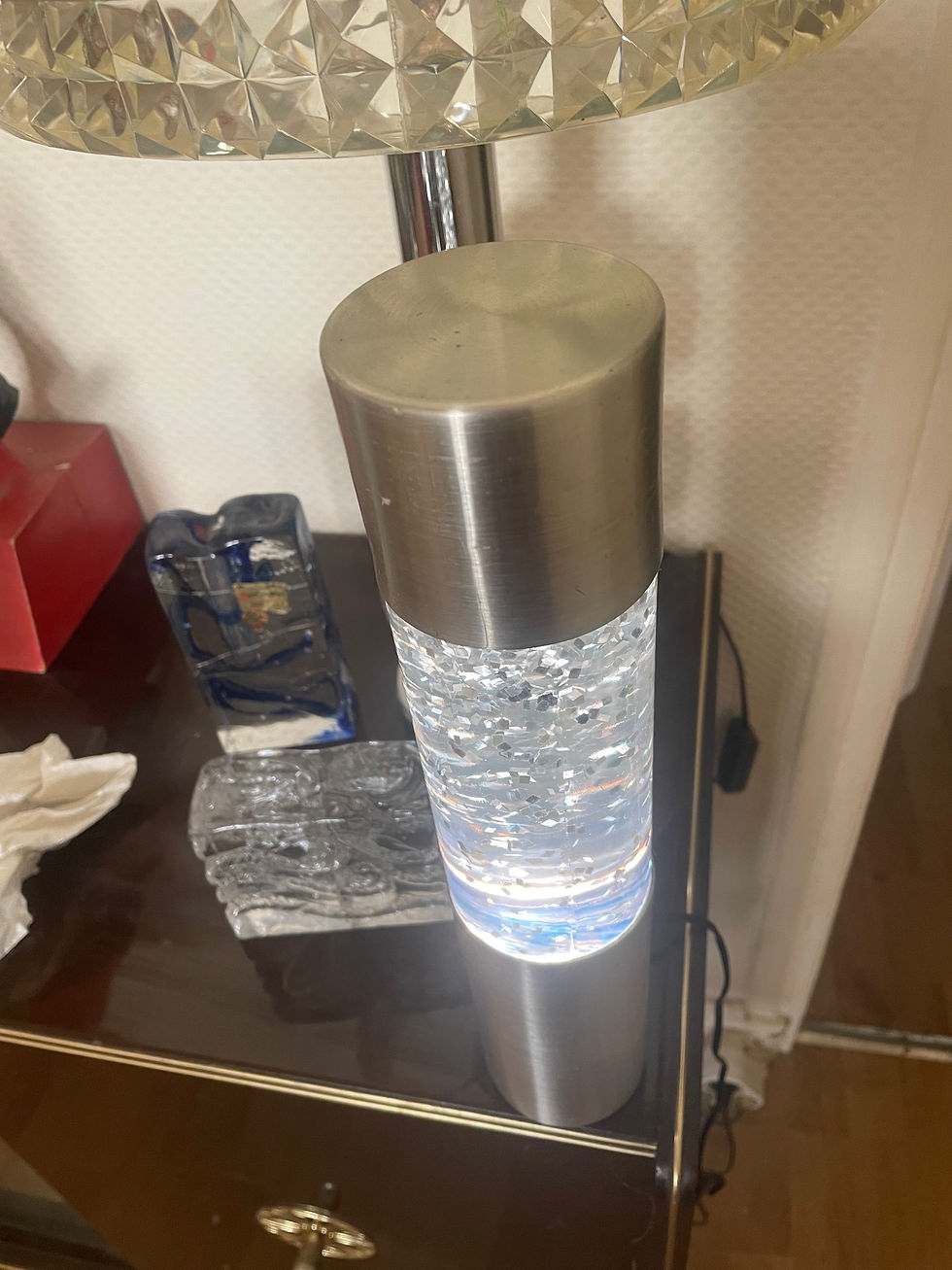 Miniature : Lampe à paillettes 70s 