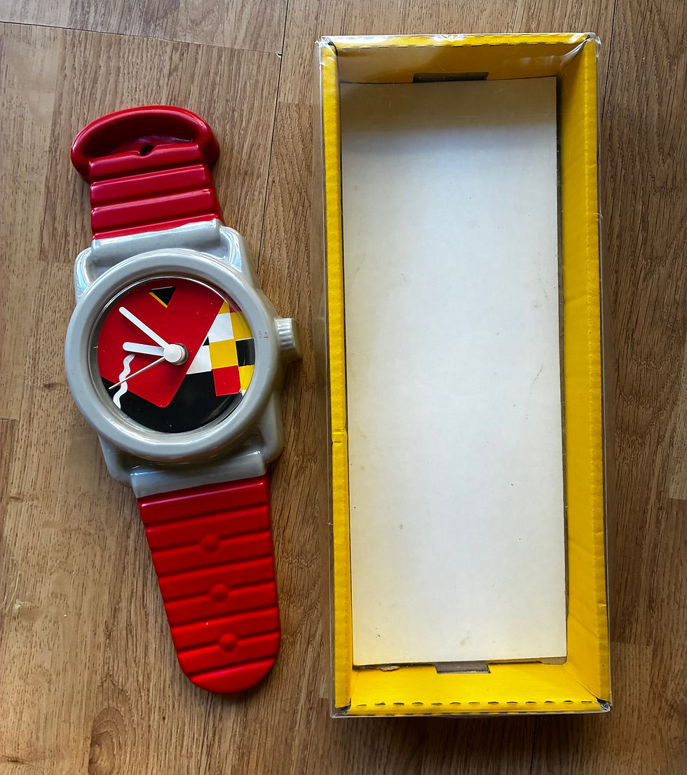 Miniature : Pendule murale maxi montre 80s