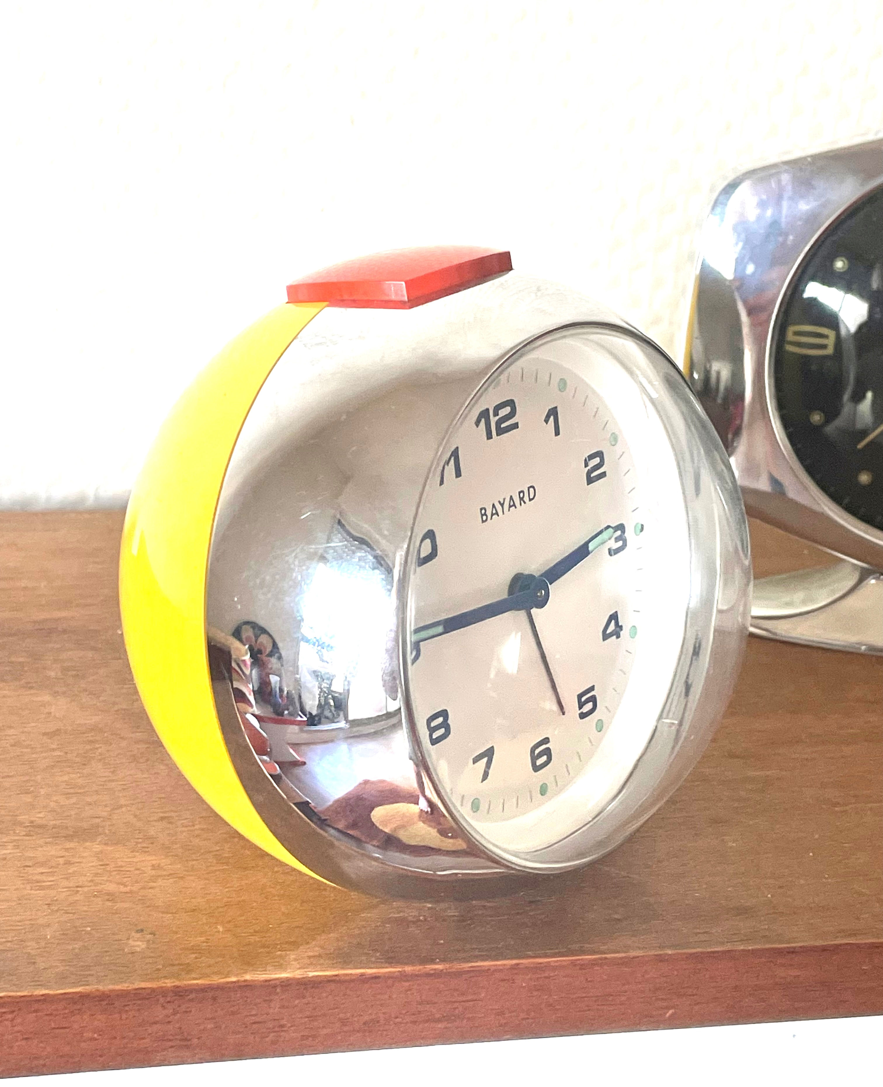 Réveil boule Bayard 70s